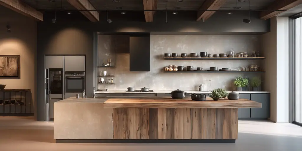 organised kitchen, minimal and contemporary style