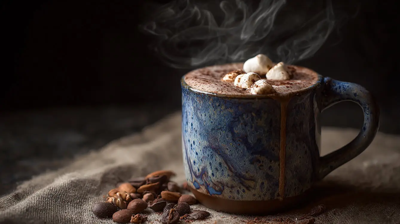The Little Luxuries That Make Winter Feel Special Feature Image Mug of Hot Chocolate with Marshmallows