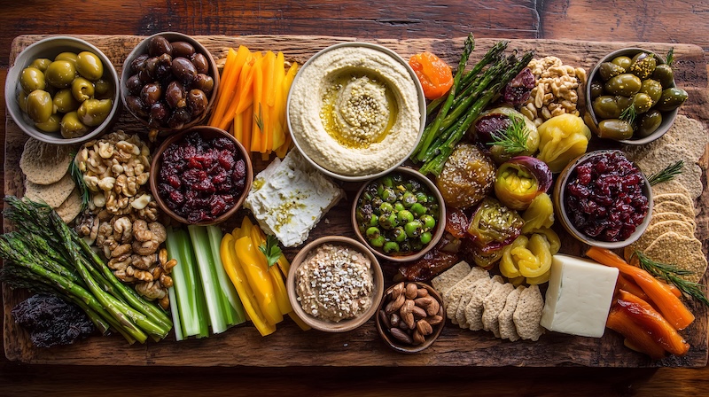 Vegan Rustic Sharing Boards