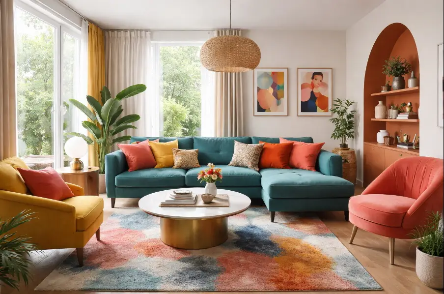 how furniture shapes interior design feature image