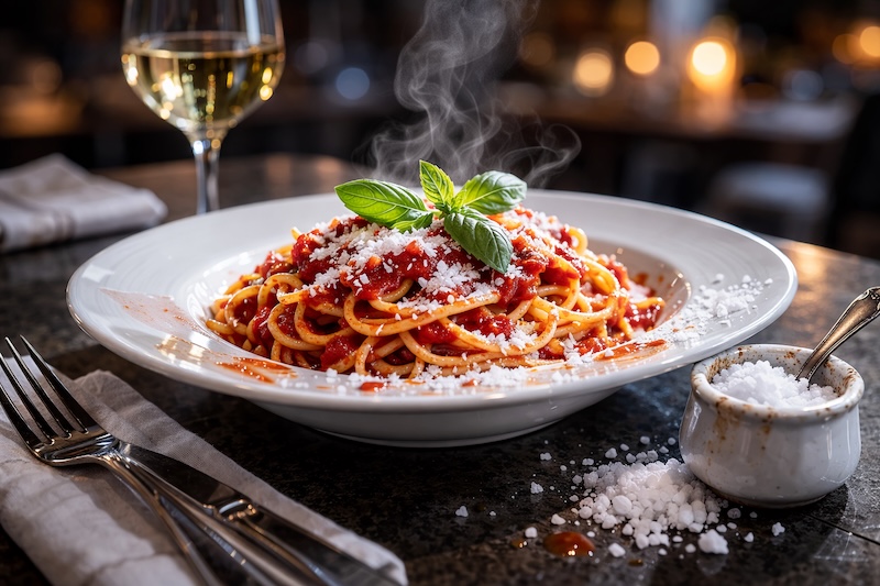 too much salt on spaghetti