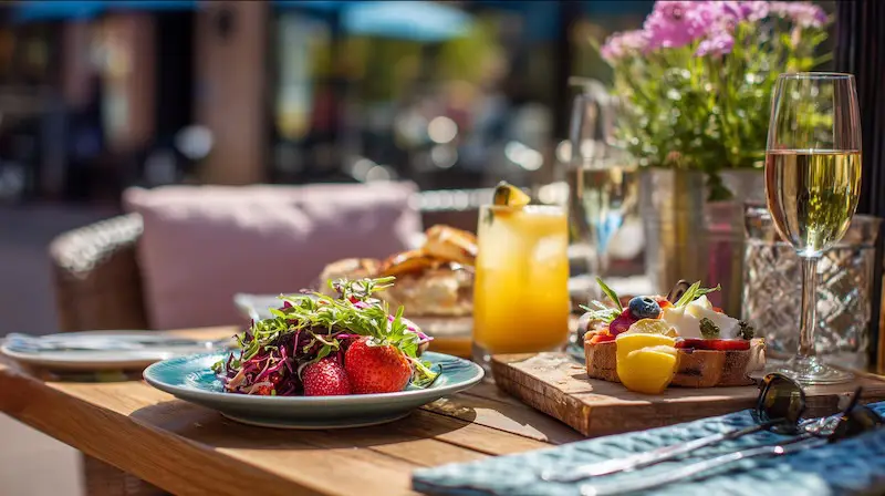 dine somewhere outside and enjoy a summer alfresco lunch