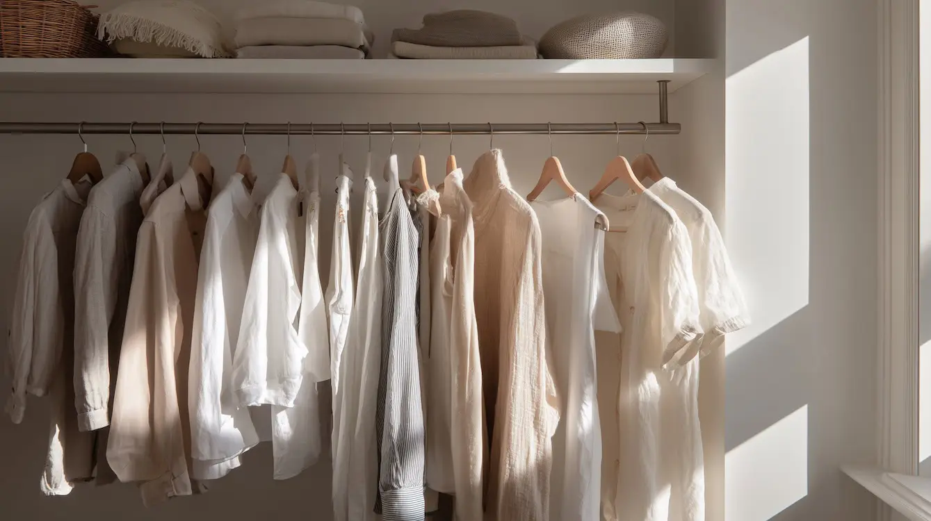 the summer wardrobe that actually gets worn shows neat summer clothes in wardrobe