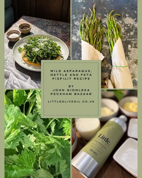 Wild Asparagus Nettle and Feta Pispilit Recipe