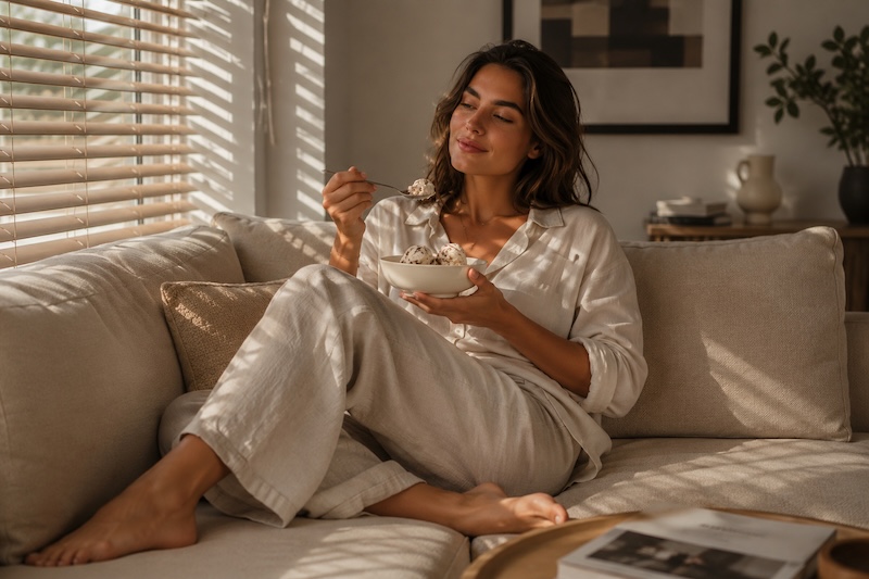 eep cool this summer woman eating ice cream eep cool this summer woman eating ice cream