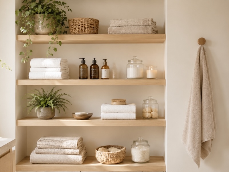 <h2>6. Bathroom S Shelf Styling</h2>