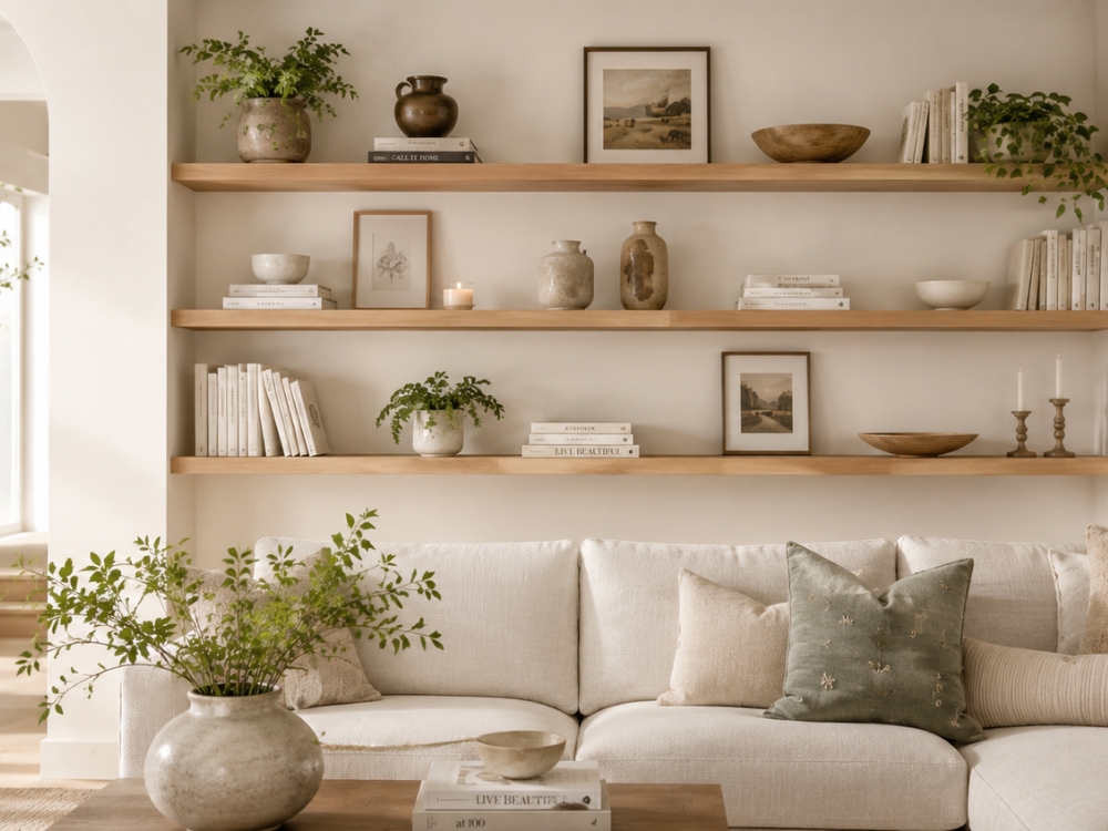 six shelf styling ideas feature image